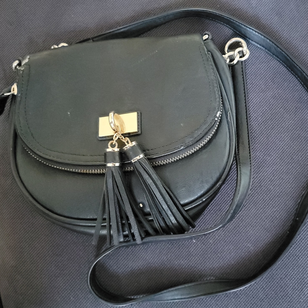 Black crossbody bag